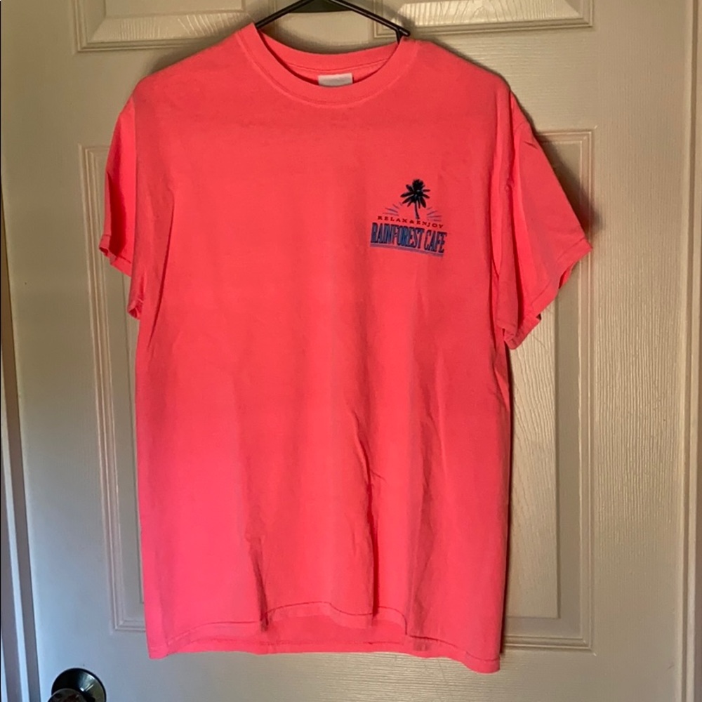 Rainforest Cafe Pink Short Sleeve T-Shirt